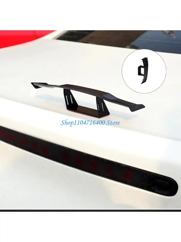 

y1gd компактный автомобильный спойлер наклейка универсальная клейкая основа долговечность пластик