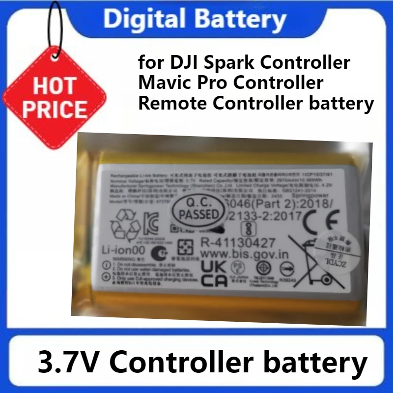 

For DJI Spark Controller Mavic Pro Controller Remote Controller for Spark Mavic Air Mavic Pro 3.7V Battery