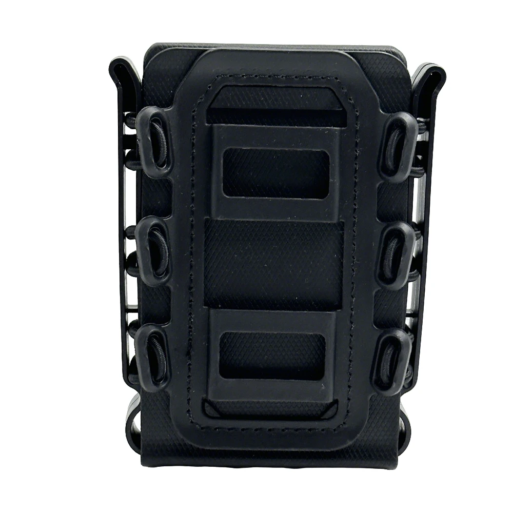 Tactical Magazine Pouch Molle for Ar15 M4 5.56 7.62 9mm Scorpion Fast Mag Quick Release Mag TPR Holster Adjustable Case Box - view 5
