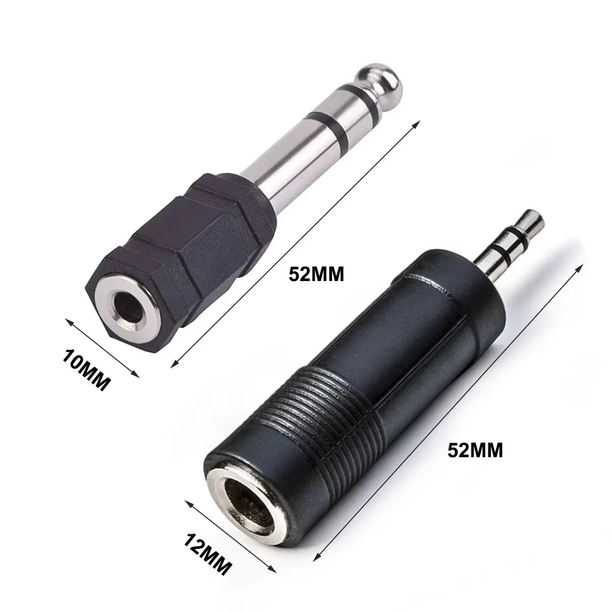 3.5mm Female To 6.35mm(1/4 inch) Male Stereo Headphone Audio Adaptor/Microphone Plug Jack Adapter Converter
