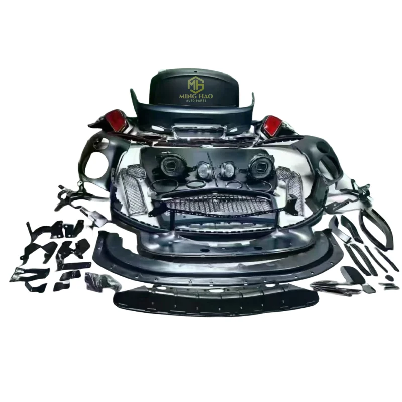 

Front and rear bumper body kits applicable to 2005 to 2017 models of For Bentley Flying Spur. 2024 model bumper.