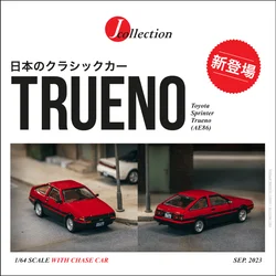 TW In Stock 1:64 Sprinter Trueno AE86 Red Black Diecast Diorama Car Model Collection Miniature Tarmac Works