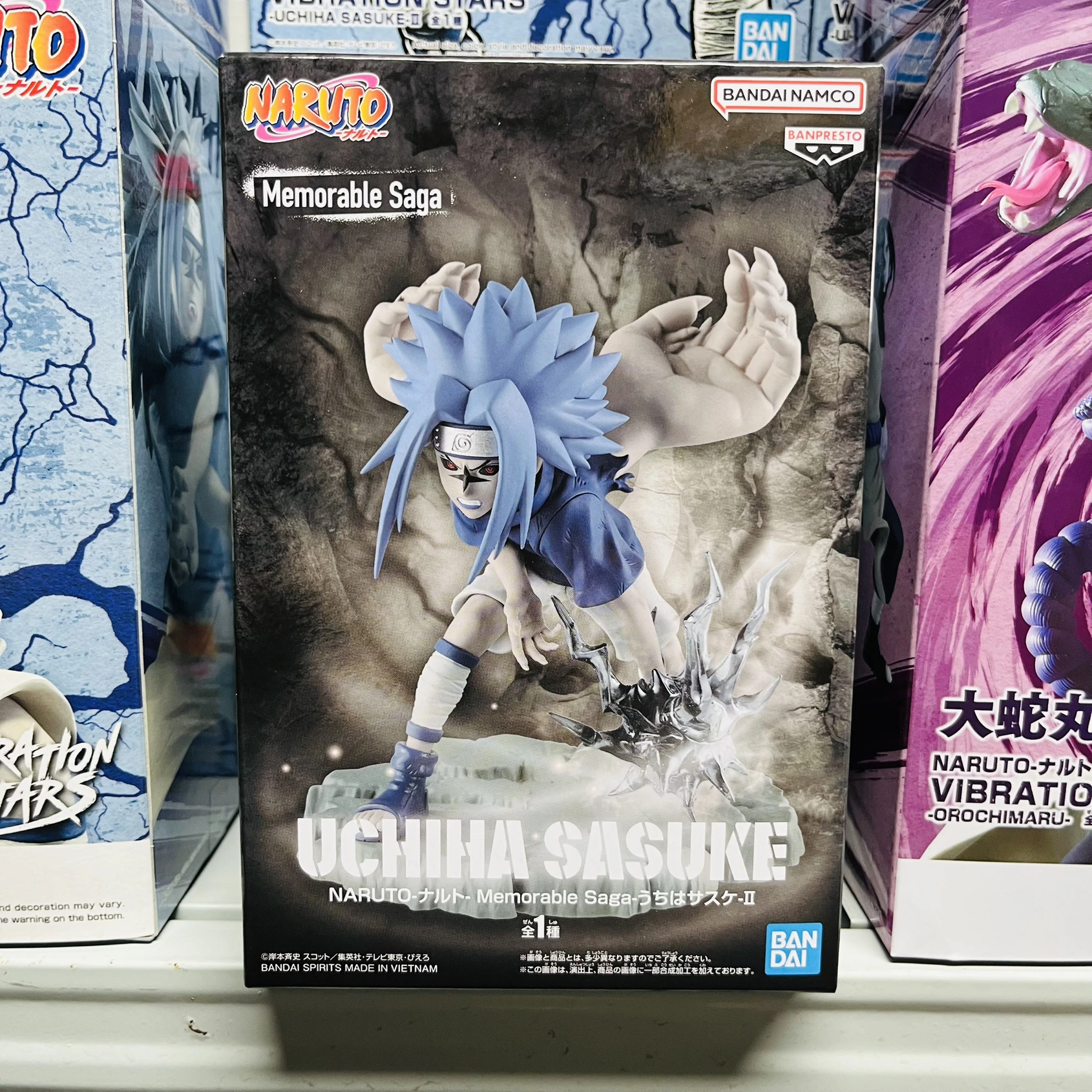 In Magazzino Bandai Originale Banpresto NARUTO Memorable Saga Uzumaki Naruto Uchiha Sasuke Modello Anime Figure Giocattolo