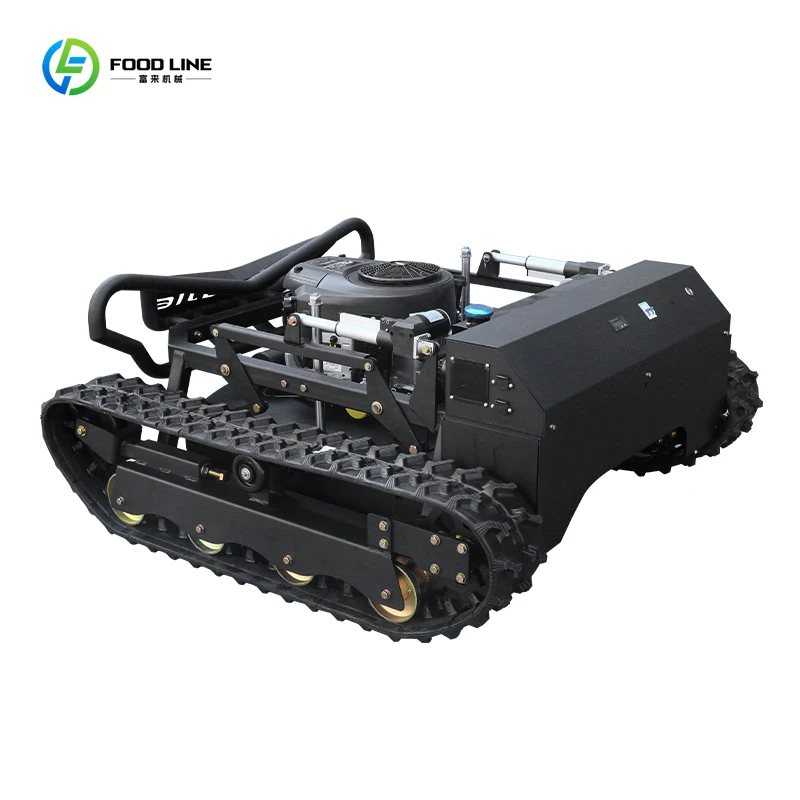 Customized 27PS Vertical Axis Four-Stroke Cordless Grass Cutter Industrial Remote Control Robot Lawn Mower