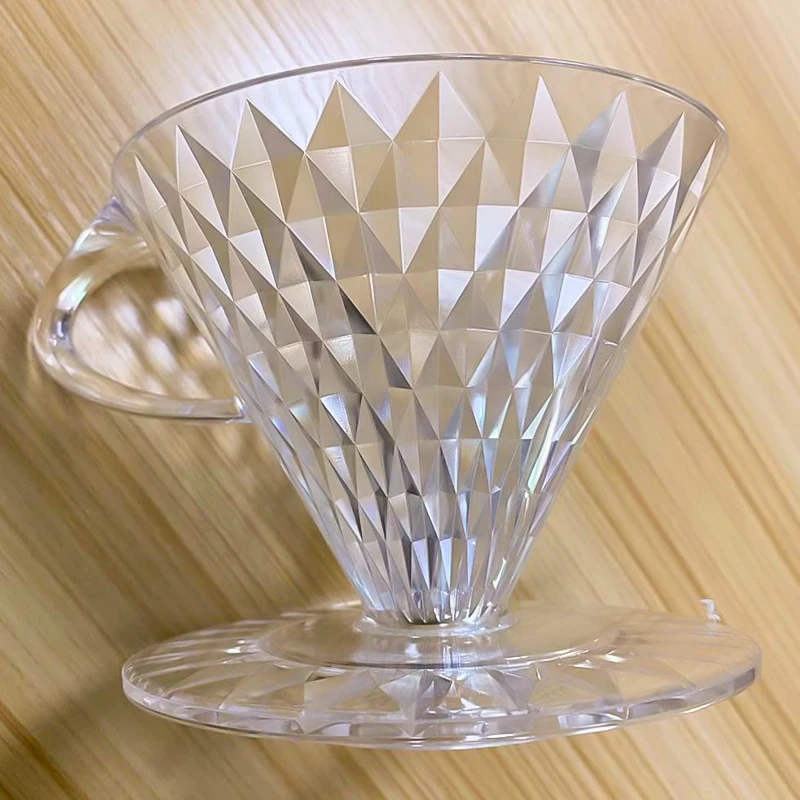 

Hand pour coffee filter funnel filter conical coffee cup drip coffee utensils thickened PC plastic