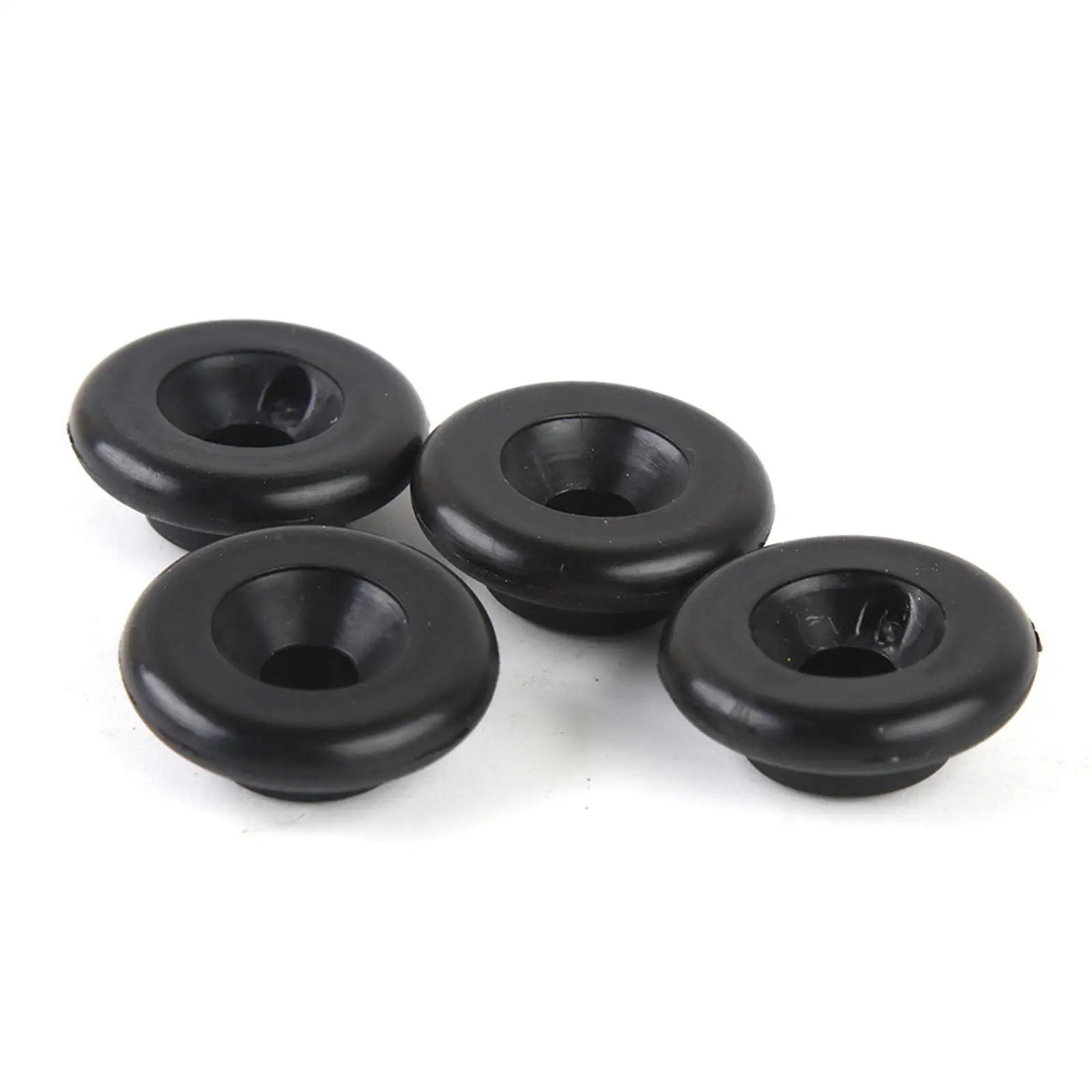 

12x Motorcycle Luggage Bushing Pad Universal Black Rear Fits for Storage Box