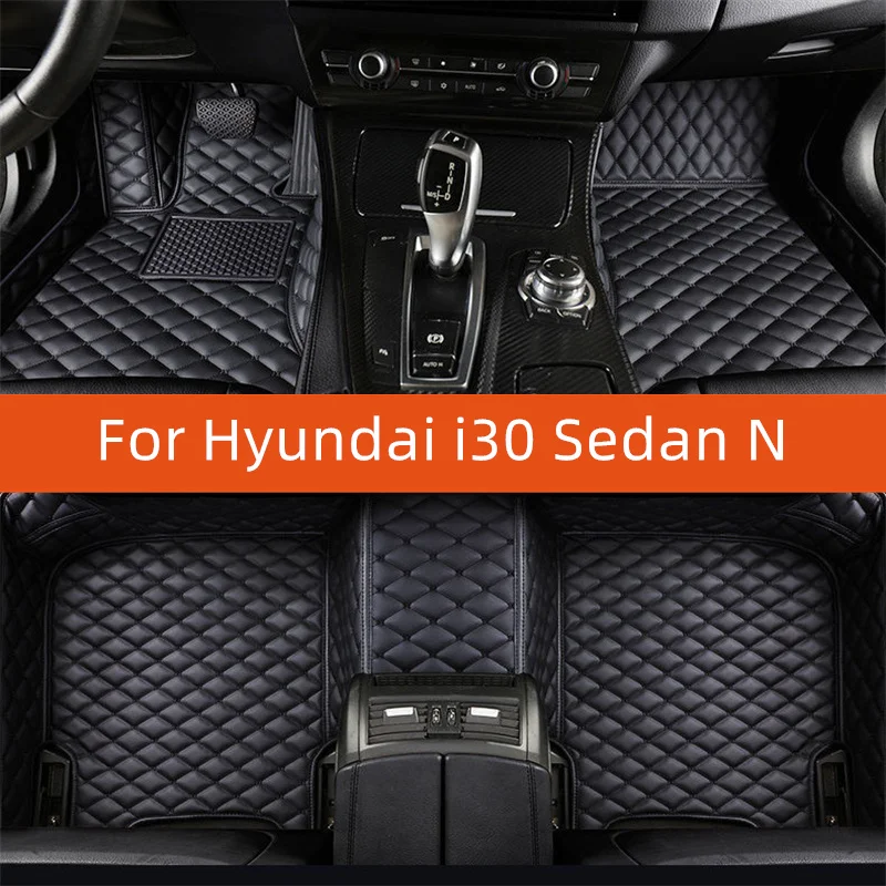 

Custom Leather Car Floor Mat For Hyundai i30 Sedan N 2021 2022 2023 2024 2025 2026 2027 Car Mat Interior Accessories
