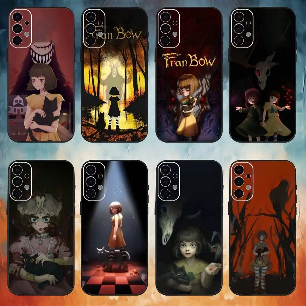 

Game F-Fran Bows Phone Case For Samsung S25,S24,S21,S22,S23,S30,Ultra,S20,Plus,Fe,Note,10,9,5G Black Cover