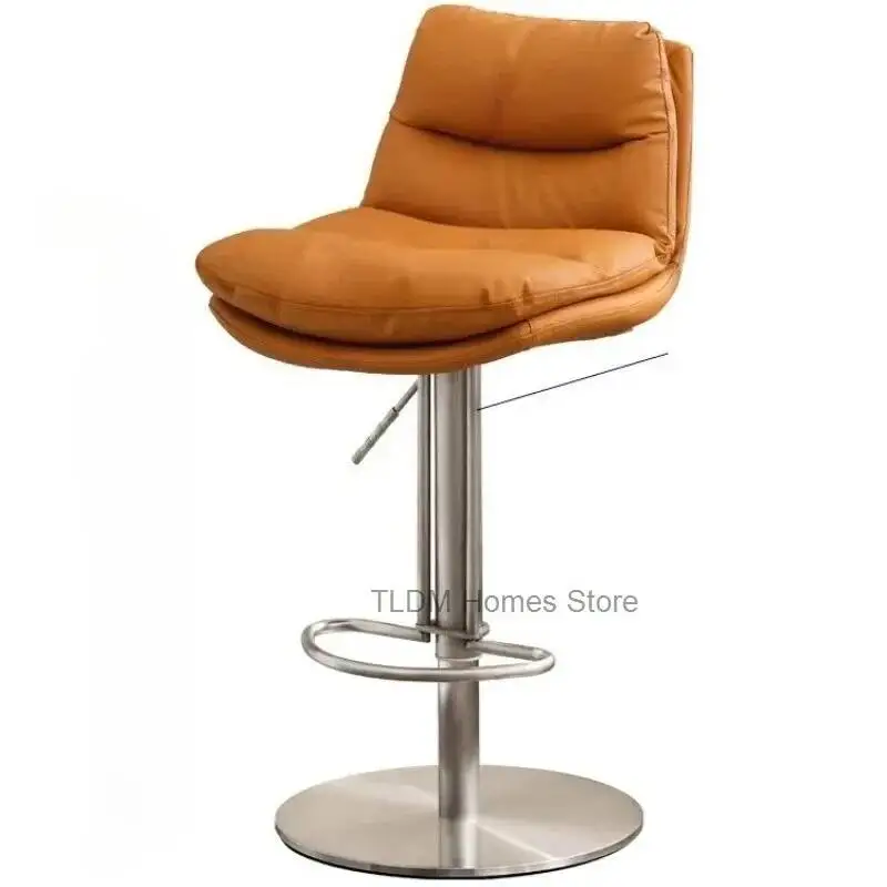 Events Stools Counter Bar Chair Backrest Outdoor White Wood Chaises Bar Chair Design Swivel Taburete Alto Nordic Furniture