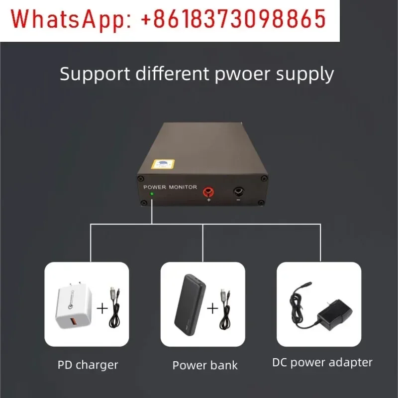 BLU926 100nA-4A Power Monitor Low Power Consumption Analysator Power Current Recording Tester