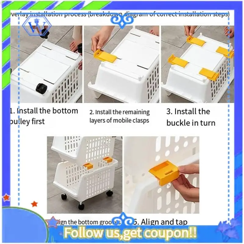 

A55P-Plastic Stackable Storage Box Small Open Front Storage Box Suitable For Toy Sorting And Storage Boxes.