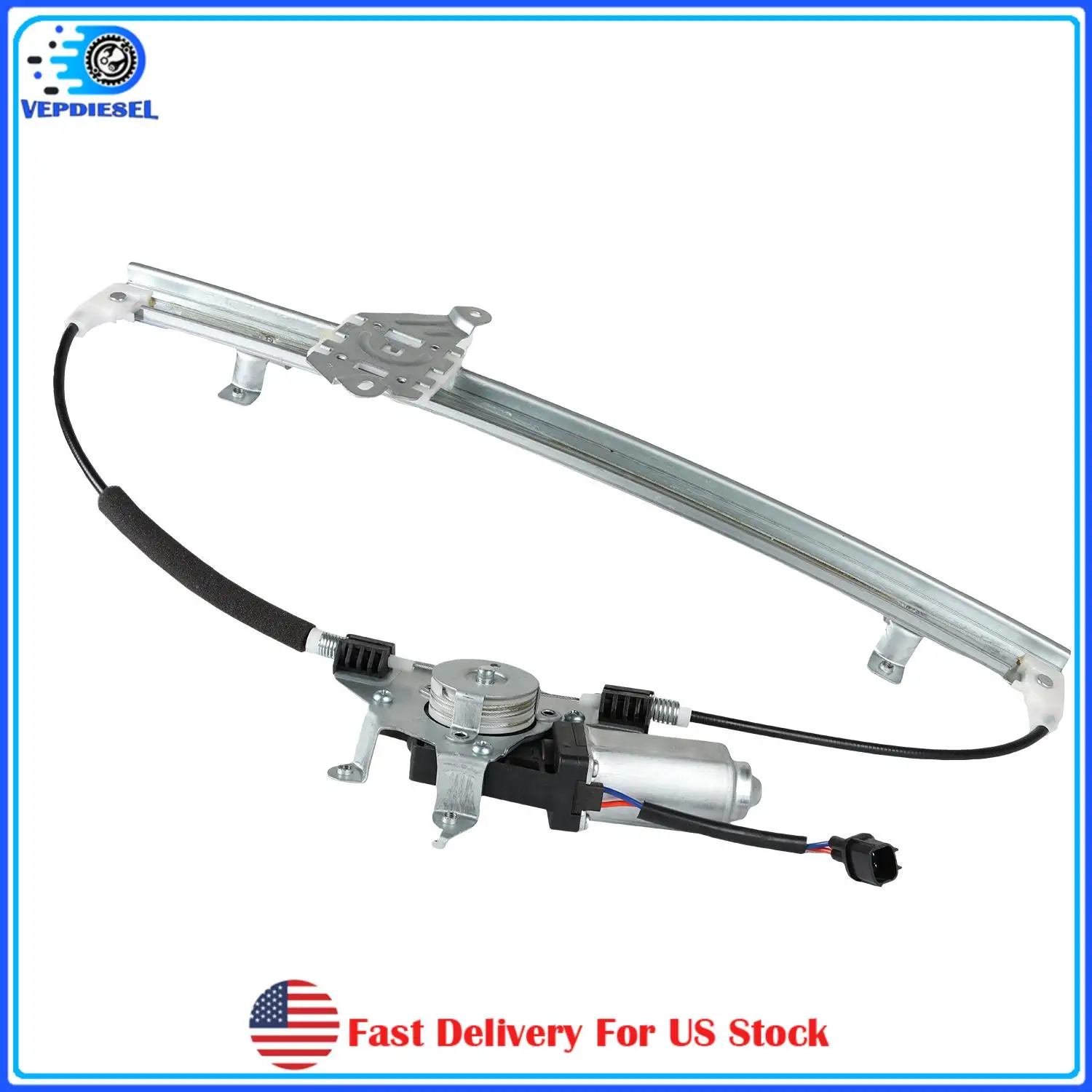 

1pc 741-349 Power Window Regulator For Nissan Frontier Xterra Pathfinder w/ Motor Front Passenger Side Auto Parts