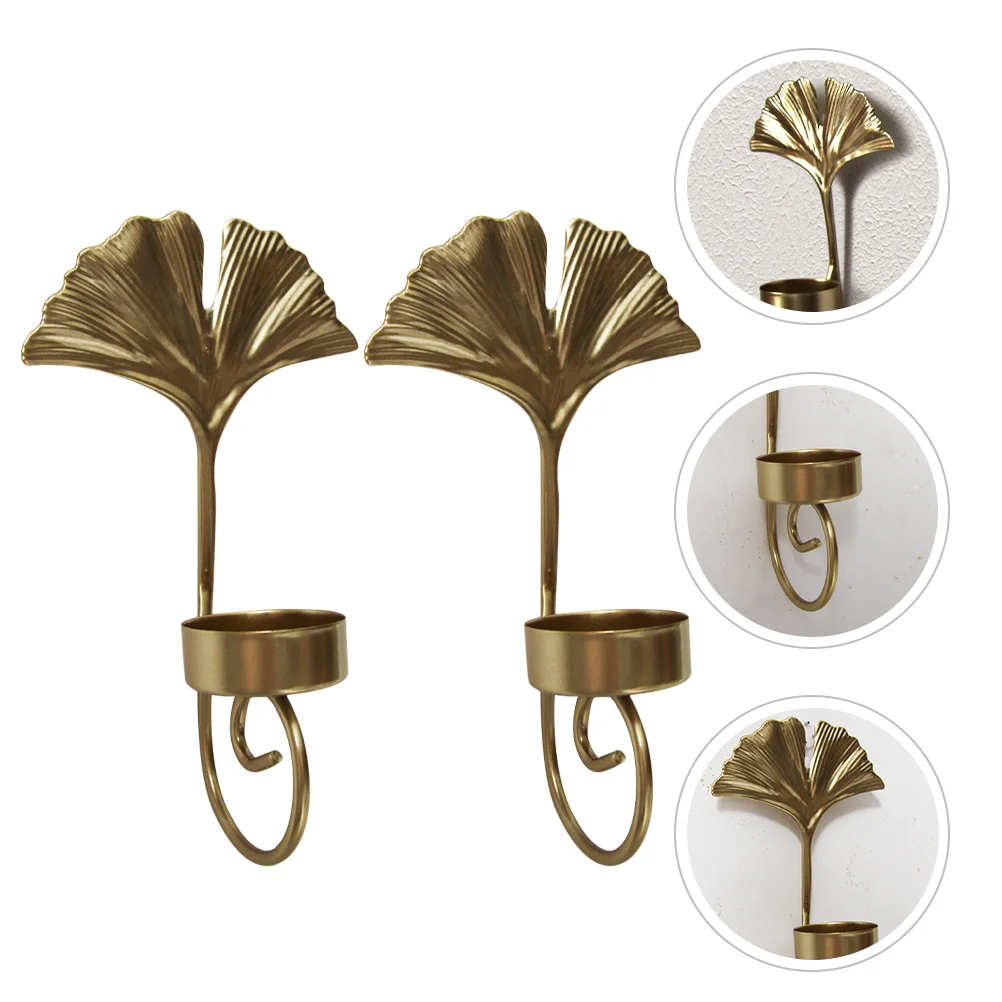 2 szt. Ścienny kinkiet z żelaza do dekoracji ściennych, stojaki do dekoracji domu i biura, wiszące stojaki ścienne