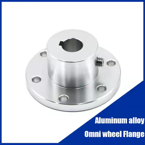 Flange Coupling High-strength aluminum alloy Omni wheel diameter 5 6 8 10mm 12 14 15 16 18 mm keyway coupling