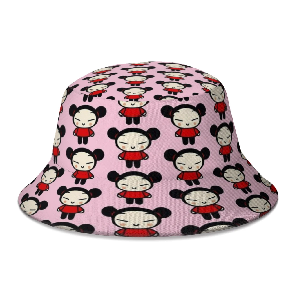 Pucca 1 Bucket Hat Outdoor Sunscreen Printed Sports Leisure Fisherman Cap