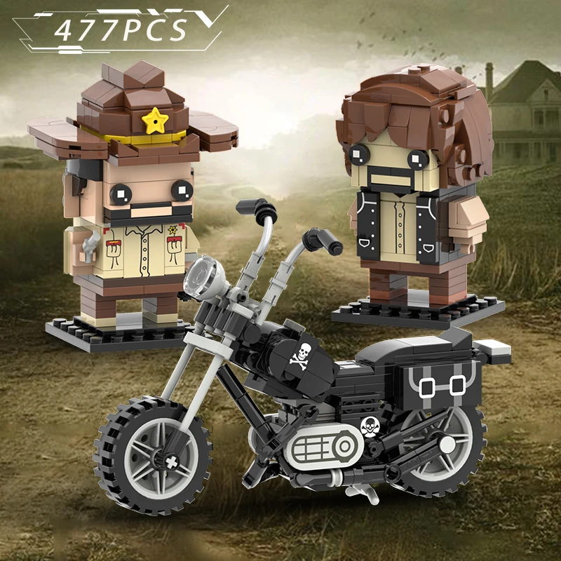 Set de Bloques de Construcción 3 en 1 de Rick y Morty, Figuras de Los Vivos Muertos, Ladrillos de Juguete, Decoración de Escritorio, Regalo de Navidad y Pascua para Adultos y Niños