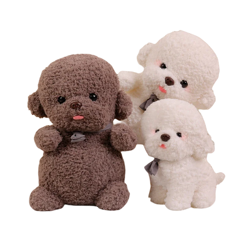 

Kawaii Simulation Teddy Naughty Bicbear Dog Tie Plush Toy Pet Doll Dressed Send Girl Heart Birthday Gift Children Surprised