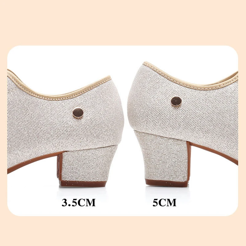 Damskie buty do tańca nowoczesnego, balowego, latynoamerykańskiego, tanga, wygodne obuwie do salsy.