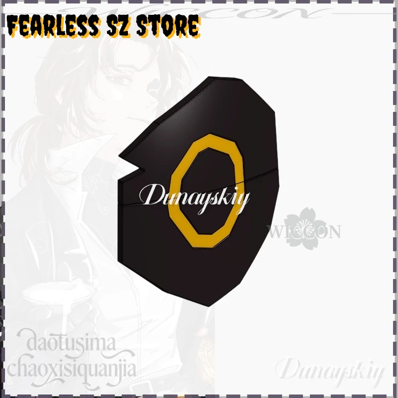 

Kurokumo Clan Captain Gregor 3D Polylactic Acid Eyepatch Props Accessories 코스프레 Halloween Cos Anime Game Limbus Company Cosplay