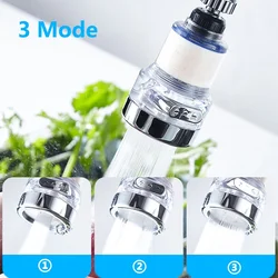 3 Mode 360 Rotating Water Purifier Filter Tap Universal Faucet PP Cotton Filtration For Kitchen Bathroom Shower Household Filter