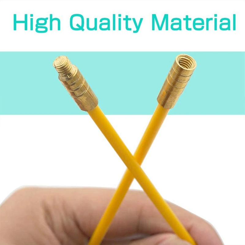 Nieuwe 33Cm Koperen Transparante Buis Met Rubber Gecoate Kunststof Stalen Glasvezeltrekker Kan Worden Aangesloten Via De Muurlijn