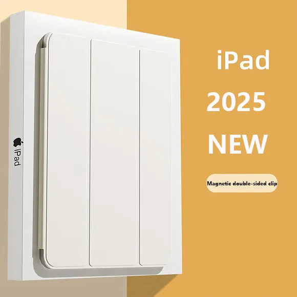 

Magnetic Case For iPad Pro 11 Pro 13 M5 2025 Air 11 M3 Air7 11th Air 6 5 4 10th 10.9 Pro12.9 Mini 7 6 A17 Pro Three Fold Cover
