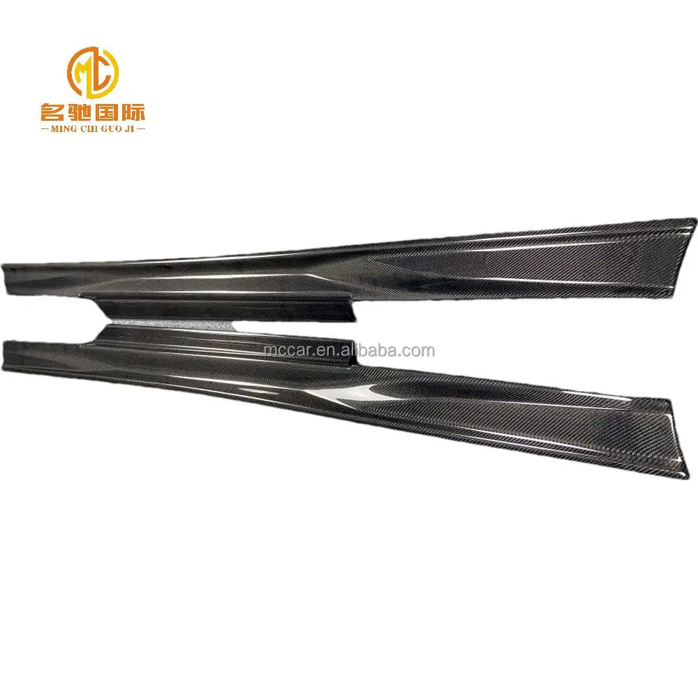 الأكثر مبيعًا لنيسان GTR GTR35 التنانير الجانبية ألياف الكربون TS نمط سيارة التنانير الجانبية الوفير