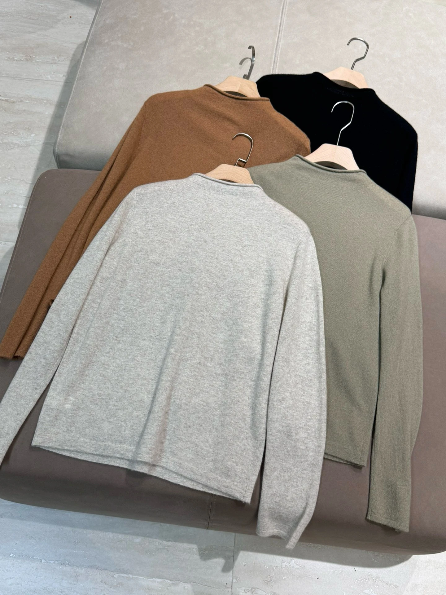 Autumn Winter Cashmere Knitted Pullover Sweater Bottoming Shirt Casual Pullover Top's