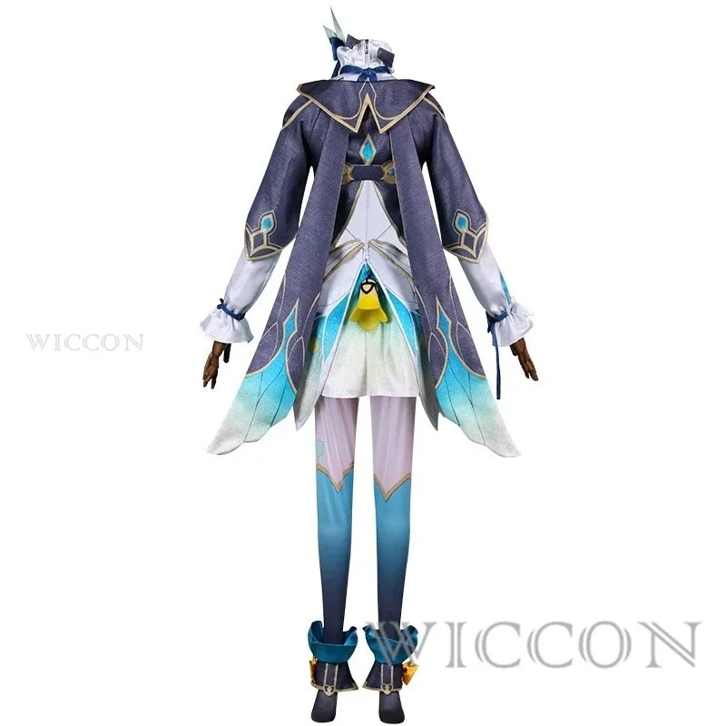 게임 혼카이: 스타 레일 파이어플라이 코스프레 의상 여성 소녀 귀여운 코스튬 의상 가발 포함 파티복 파이어플라이 의상 풀세트 선물