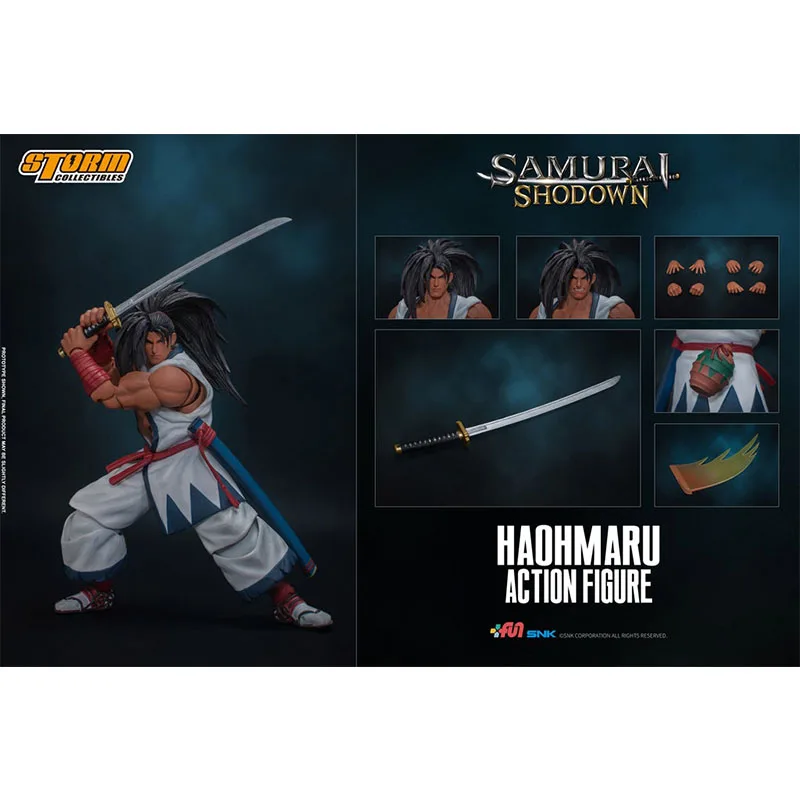In Stock Original Storm Toys Samurai Shodown: Haohmaru - Storm Collectibles 1/12 Action Figure  Model Toy Gift for This