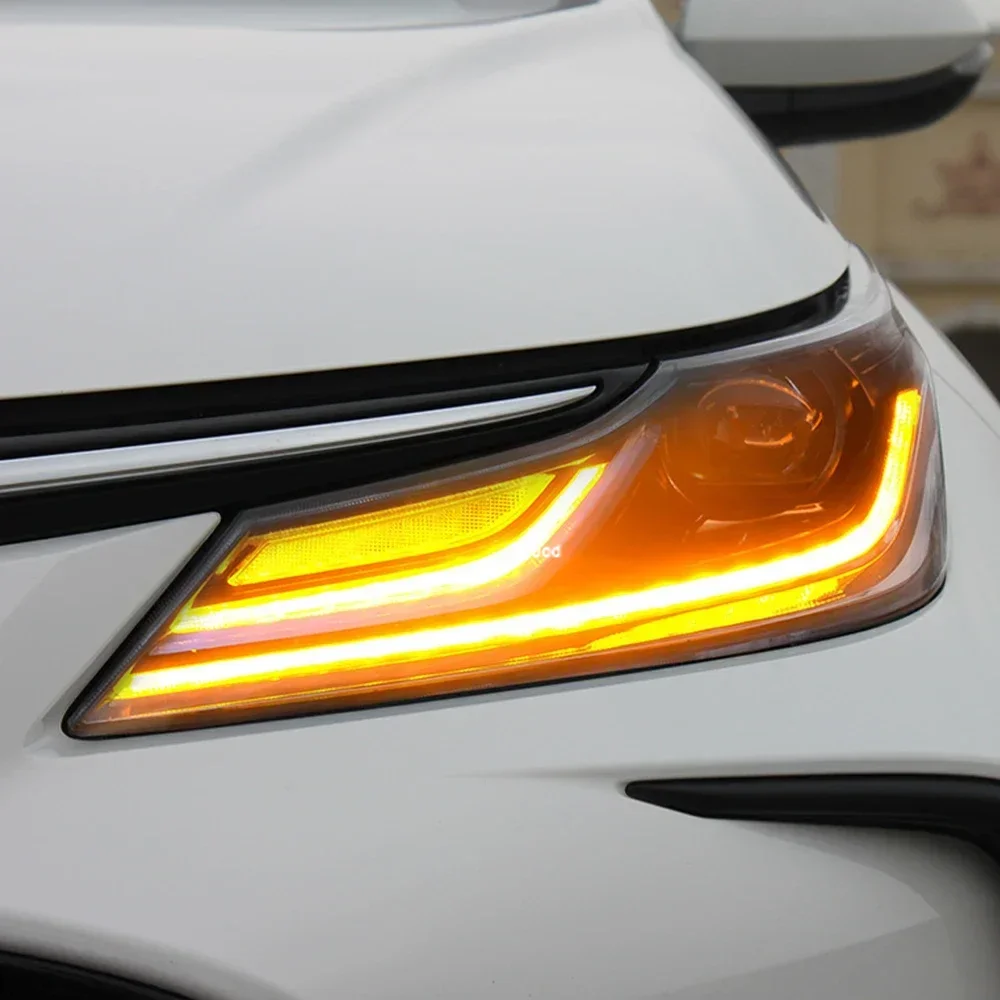 

For Toyota Corolla 2019-2023 LED Car Front Lamps Assembly Upgrade High Configuration Bifocal Lens Auto Headlights Accessories
