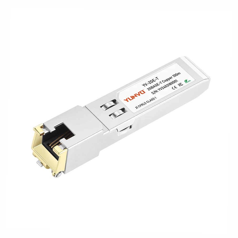 

Factory Price 2G 100m Copper RJ45 Module SFP RJ45 Copper Transceiver