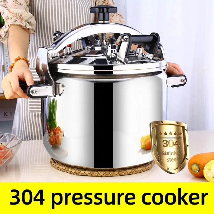 Good Quality SUS304 Stainless Steel Pressure Cooker Pressure Cooker 30L 40L Cookware Manufacturer Pressure Cooker