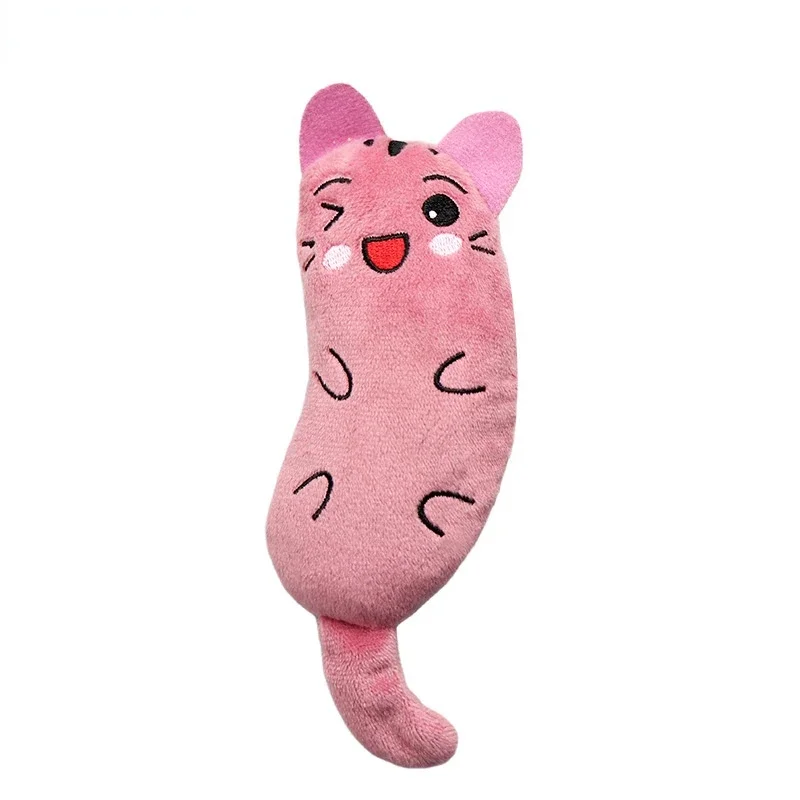 Brinquedos de mastigação de pelúcia para gatos, gatinho, engraçado, fofo, moagem dos dentes, catnip, interativo, garras, polegar, mordida, gato