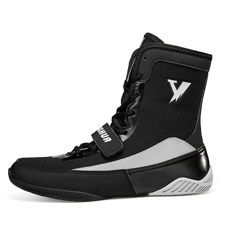 

Men Boxing Shoes Fighting Professional Comfortable Combat Athletic Training Wrestling Shoes Top Quality Lightweight Boxing Boots