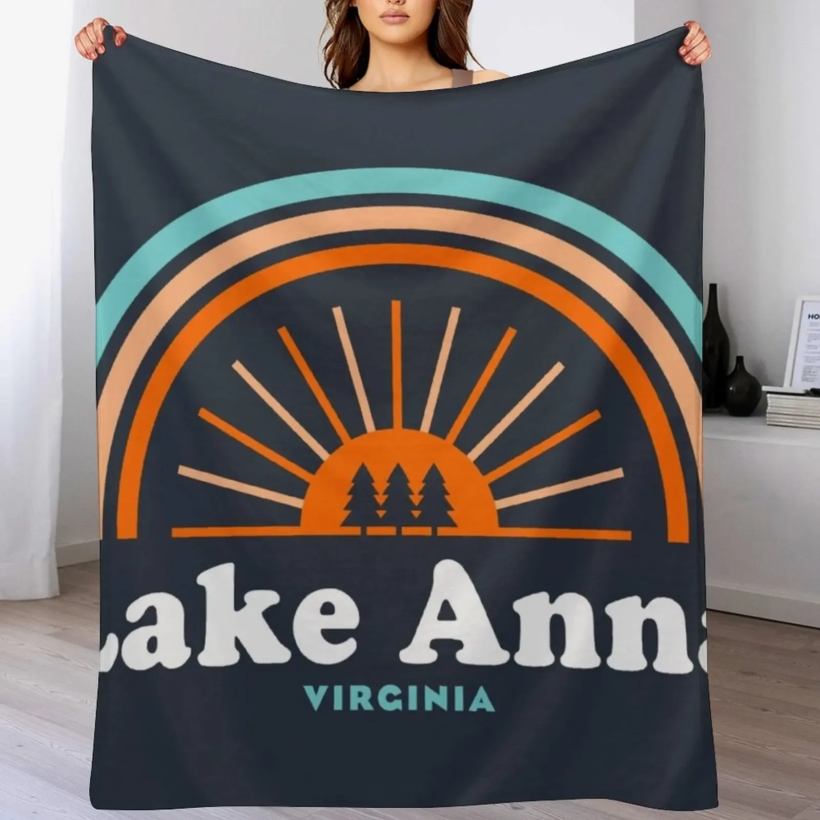 Одеяло с изображением Озера Анны Вирджинии Радуга, диваны, пикника, роскошные утолщенные теплые одеяла Одеяло с изображением Озера Анны Вирджинии Радуга, диваны, пикника, роскошные утолщенные теплые одеяла