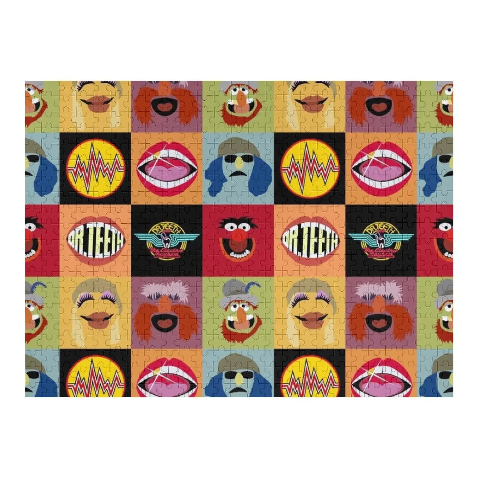 

Dr. Teeth and the Electric Mayhem Jigsaw Puzzle Wooden Decor Paintings Iq Wood Name Puzzle