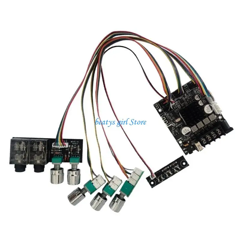 

C7AB 502HS Powerful TPA3116 Auditory Amplifier Board Wireless Microphone Sound Module