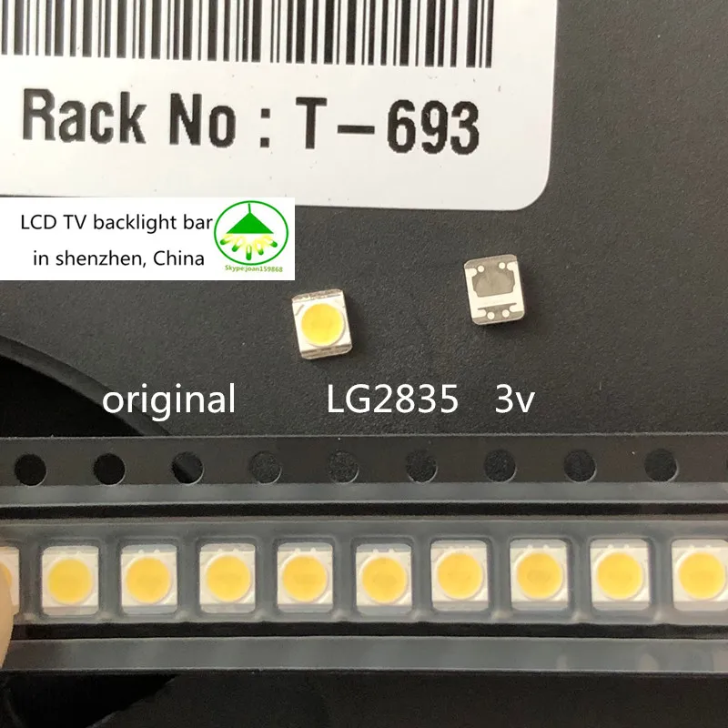 FOR 500Pieces/lot LED beads for 2835 1W 3V 280MA.repair LED strip cool white Send picture the same! Good quality 100%