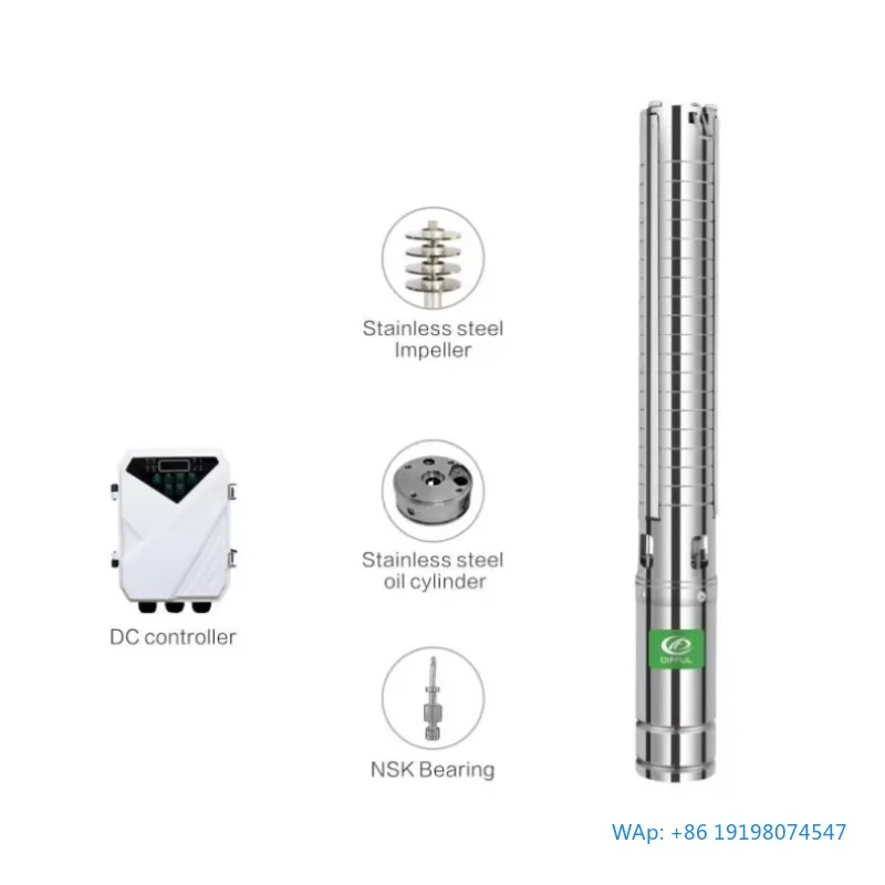 

Big Flow Submersible Irrigation Borehole Solar Water Pump