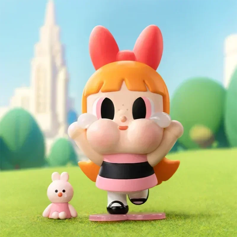 

POP MART CRYBABY X Powerpuff Girls Series Blind Box Toys Kawaii Anime Action Figure Caixa Caja Surprise Mystery Box Dolls Girls