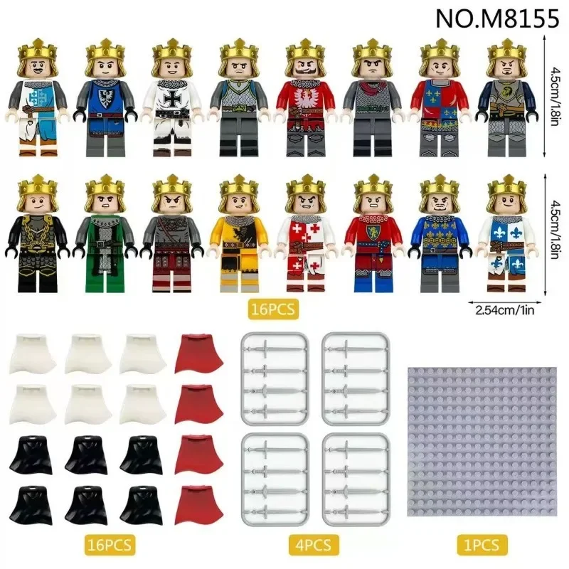 Antike römische Mittelalterritter, Bausteine, Figuren, Spielzeuge, Minifiguren, humanoide Puppen, Spielzeuge, Geburtstagsgeschenke. – Detail 11