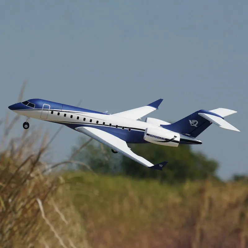 XFly Electric RC Fixed Wing Airplane Dual 40mm J65 Business Jet Outdoor Flight Model For RC Hobby Enthusiasts And Aviation Fans