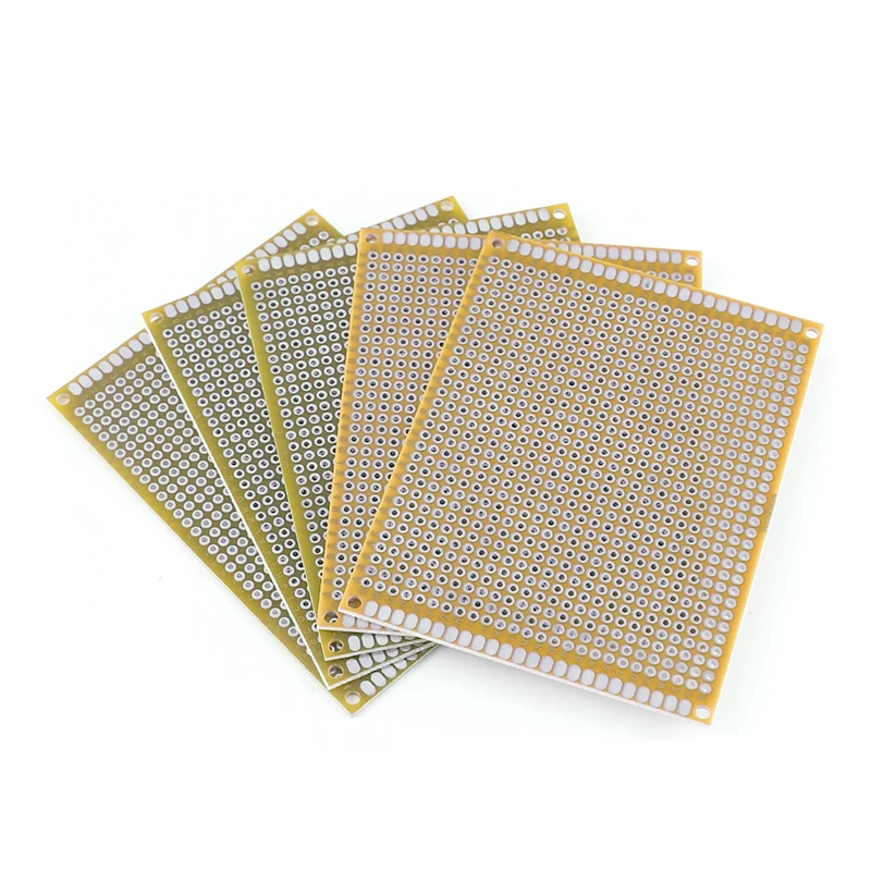 5PCS Blue 7x9cm Double Side Prototype DIY Universal Printed Circuit PCB Board Protoboard PCB Kit Breadboard Set