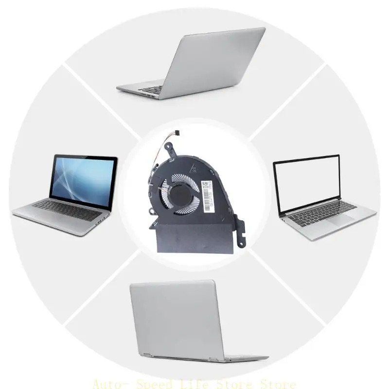 

02DA ЦП вентилятор графического процессора DC5V 4PIN 4-WIRES ноутбуки ЦП Охладный вентилятор GPU для призрака 15-DF 15-DF0008CA