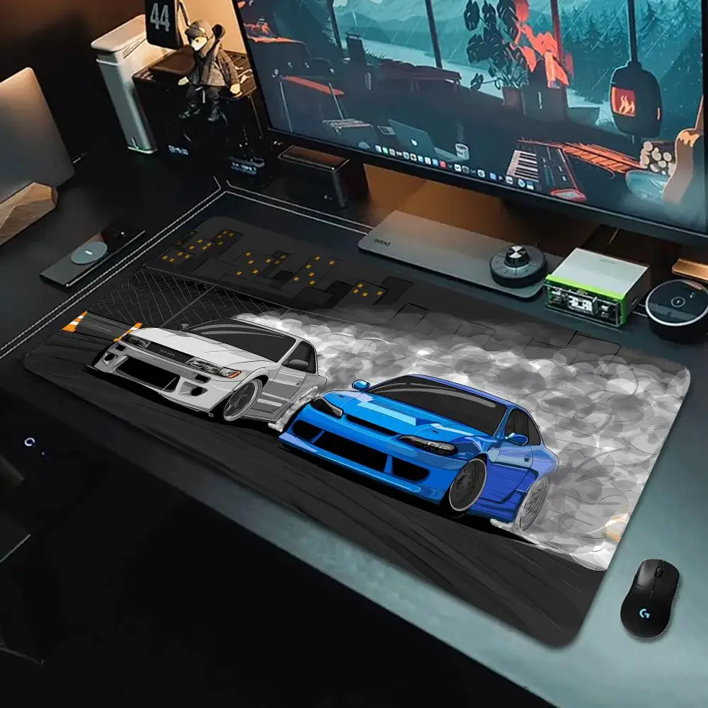 Alfombrilla de ratón con imagen de coche deportivo, impresión HD, adecuada para jugadores y profesionales. Almohadilla de mesa para decoración de escritorio de PC