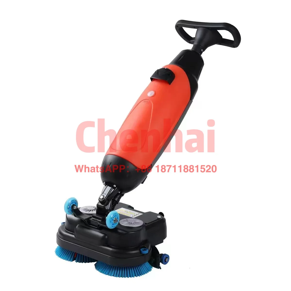 Hard floor scrubber, broom, household factory floor scrubber