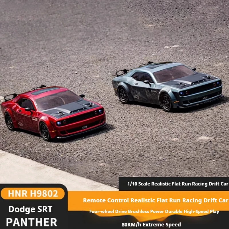 

HNR H9802 1/10 RC 4WD Brushless Simulation Flat Run Drift Car 2.4G Remote Control High Speed Car Adult children Toy