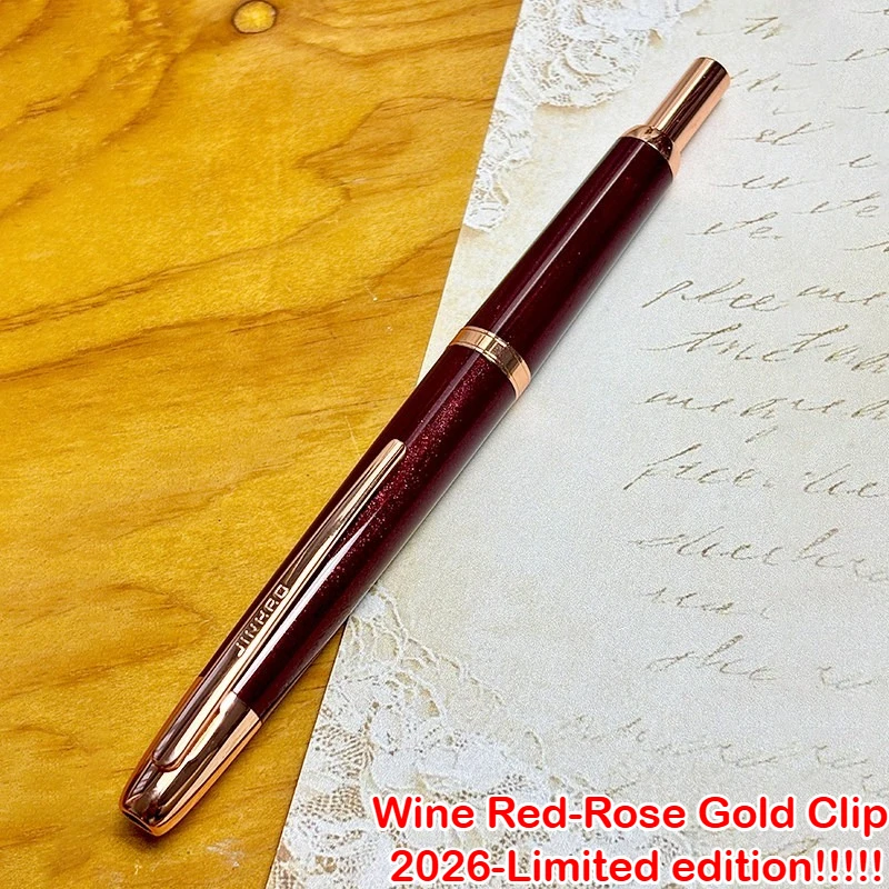 Wine Red-Rose Clip
