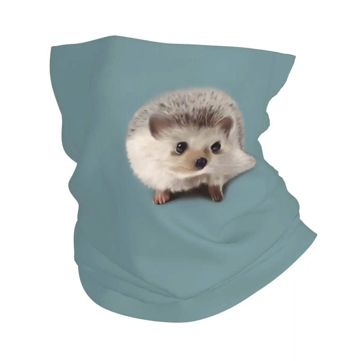 Hedgehog Furry Animal Headband Neck Warmer Men Ski Running Tube Scarf Medical Nurse Face Bandana Gaiter